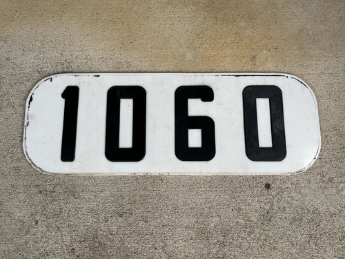 Seaboard Coast Line (SCL) GP18 #1060 Locomotive Number Board Signs & Plaques