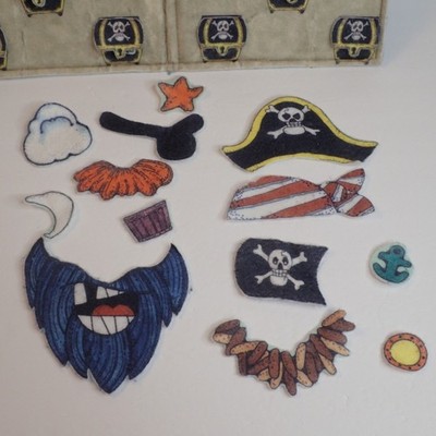 The Story Time Felts PIRATE Board Book Cutouts