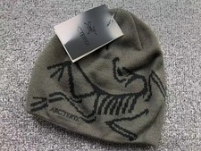 NWT Arc'teryx Bird Head Toque Beanie Dark Grey Orca Merino Wool Hat