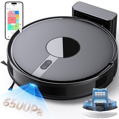Lubluelu B40 6500Pa Robot Vacuum Cleaner and Mop Wet Dry App - Main Image