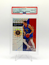 Nikola Jokić 2019-20 Panini International Men of Mastery HOLO | PSA 10 POP 3