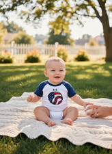 Under Armour Baby One piece 6 9 Months Baseball Graphic, HeatGear, Snap