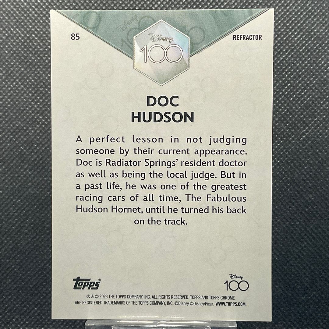 2023 Topps Disney 100 Chrome Doc Hudson 85 Refractor | eBay