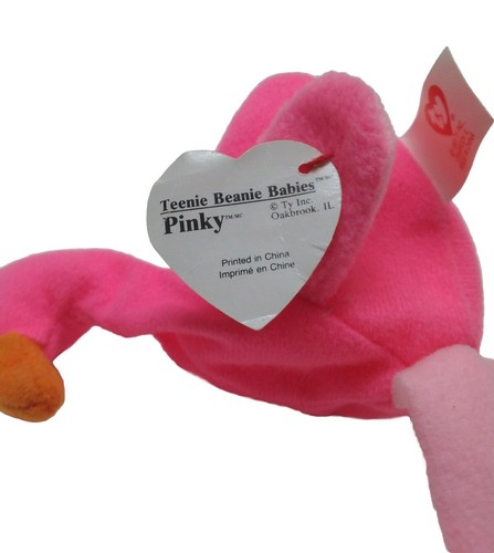 Ty Pinky Flamingo Teenie Beanie Baby McDonald’s Happy Meal Plush Toy - Picture 7 of 7