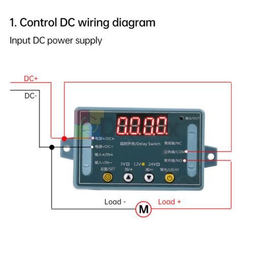 DC 5V 12V 24V 10A Delay Time Relay Module Programmable LED Timer Control Switch - Picture 6 of 16
