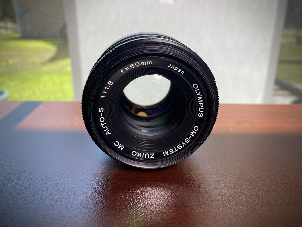 OLYMPUS OM-SYSTEM ZUIKO MC AUTO-S 1:1,8 f=50mm Lens, Made In Japan