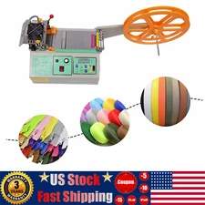 280W Hot&Cold Cutter Automatic Tape Cutting Machine For Cutting Leather Ribbon