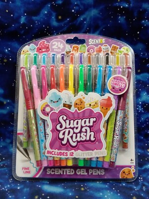 Scentos - 24 Pack Sugar Rush Candy Scented Gel Pens -  Sealed