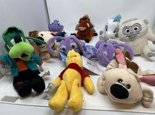 Disney Store Mini Bean Bag Stuffed Animals Lot of 10 Various Characters