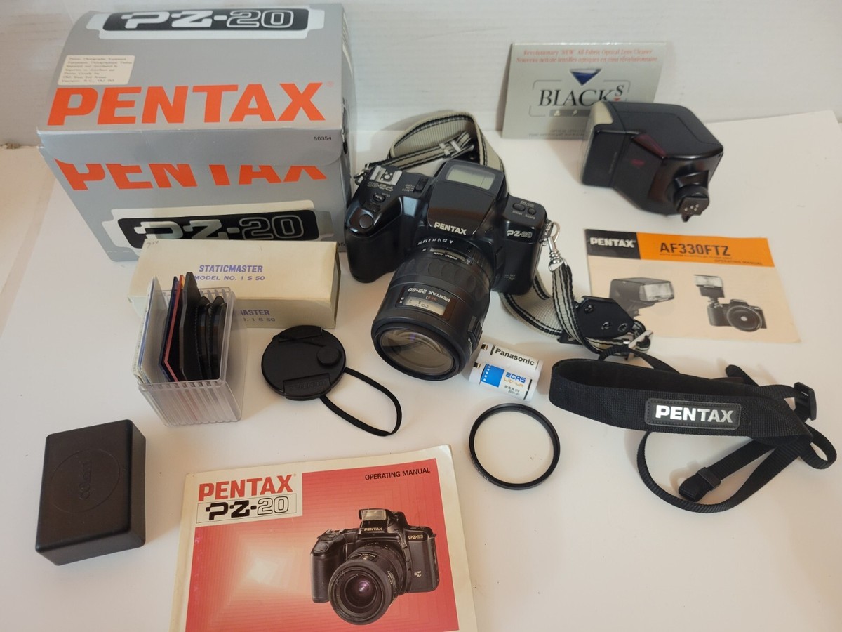 Pentax PZ-20 35mm Film SLR Camera w/ Pentax 28-80mm Power Zoom