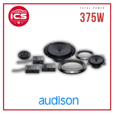 Audison APK 163 6,5'' 3-Wege 375 W Auto Audio Komponenten Lautsprecher Set 4 Ohm