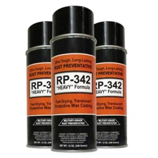3-Cans - COSMOLINE MILITARY-GRADE "Heavy" Spray Rust Preventive RP-342