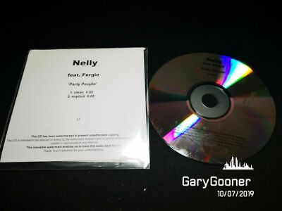 Nelly Feat. Fergie    Party People 2 Track CDr Single Promo