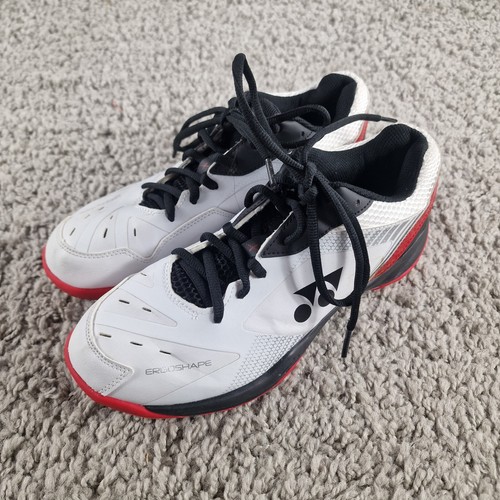 Yonex Trainers Mens UK 8.5 Power Cushion 65 X White Black Red - Picture 2 of 8