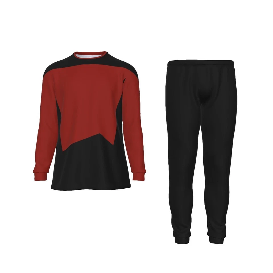 Pijama uniforme nave estelar fantasia frota estelar sem emblema - Imagem 2 de 4