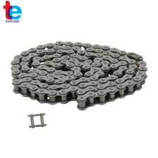 #80 Heavy Duty Roller Chain × 10 Feet With 1 Connector