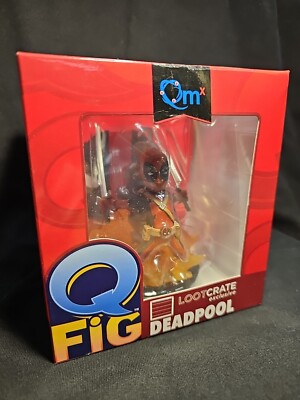 Loot Crate Exclusive Marvel Q Fig DEADPOOL Vinyl Figure Qmx NEW
