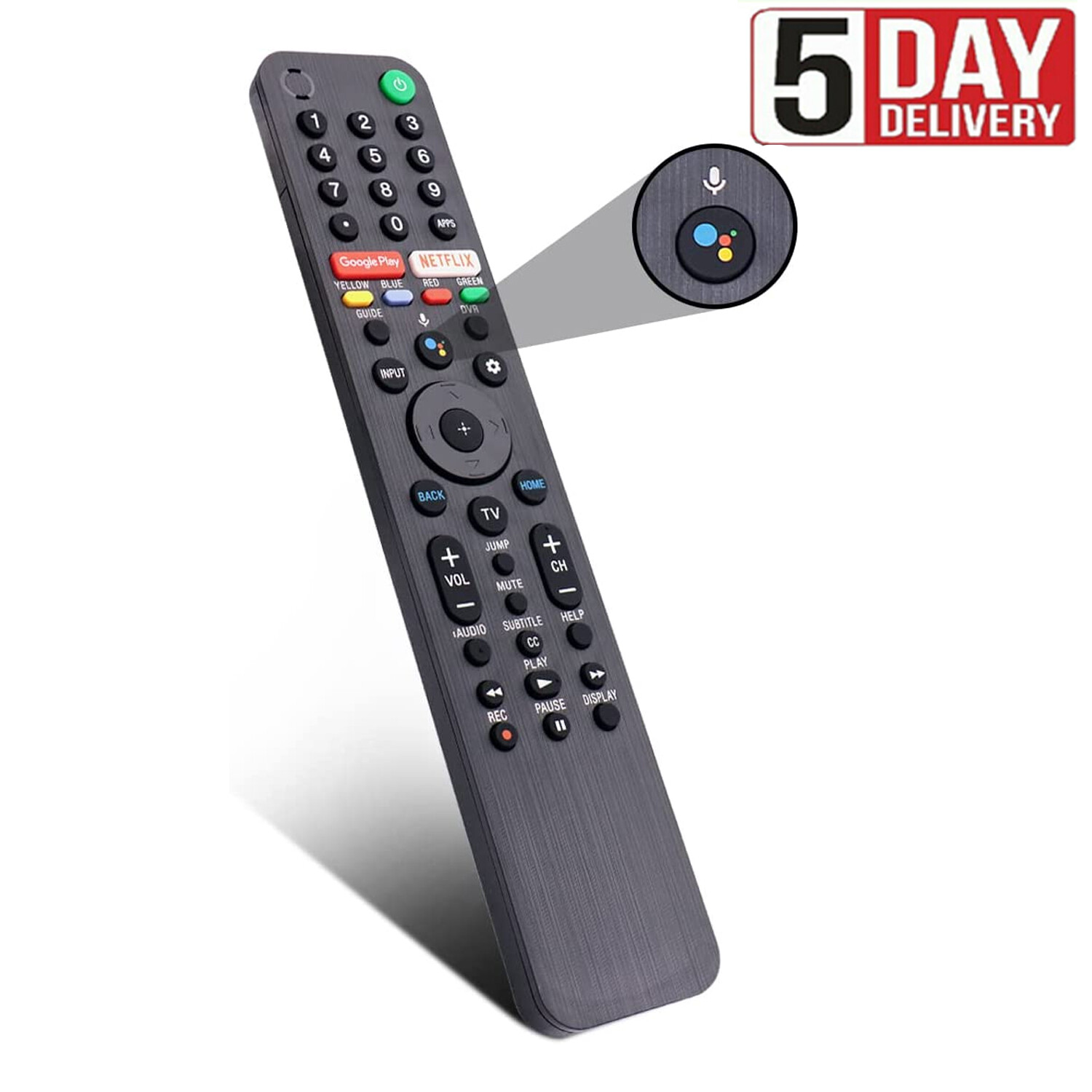 Replacement Remote Control For Sony 4K Smart TV – RMF-TX500U Model, Voice Control
