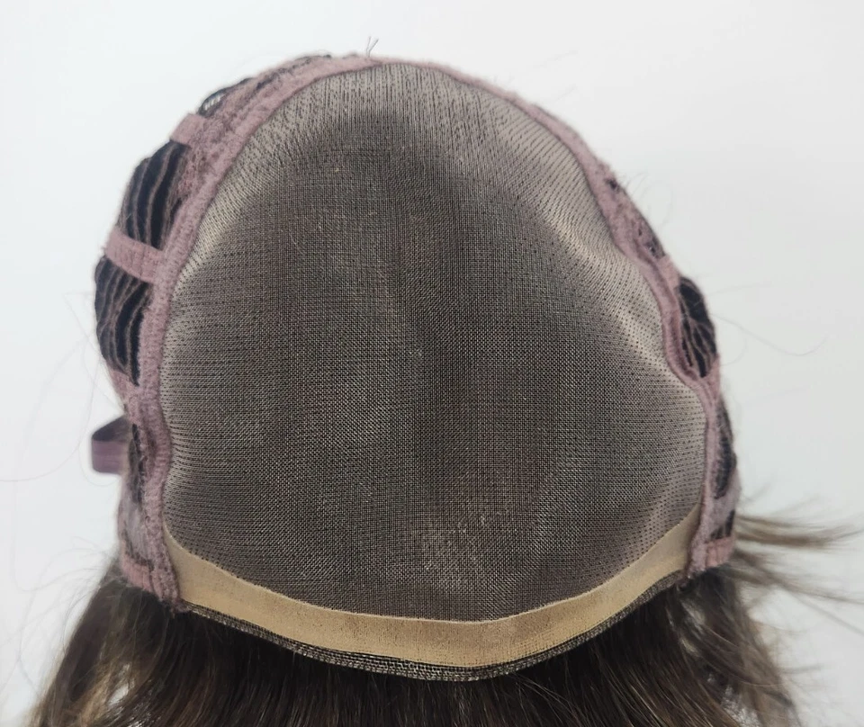 Peluca de exhibición monofilamento estilo Bob Sandra by Estetica Designs Monotop CKISSRT4 Foto 4 de 4