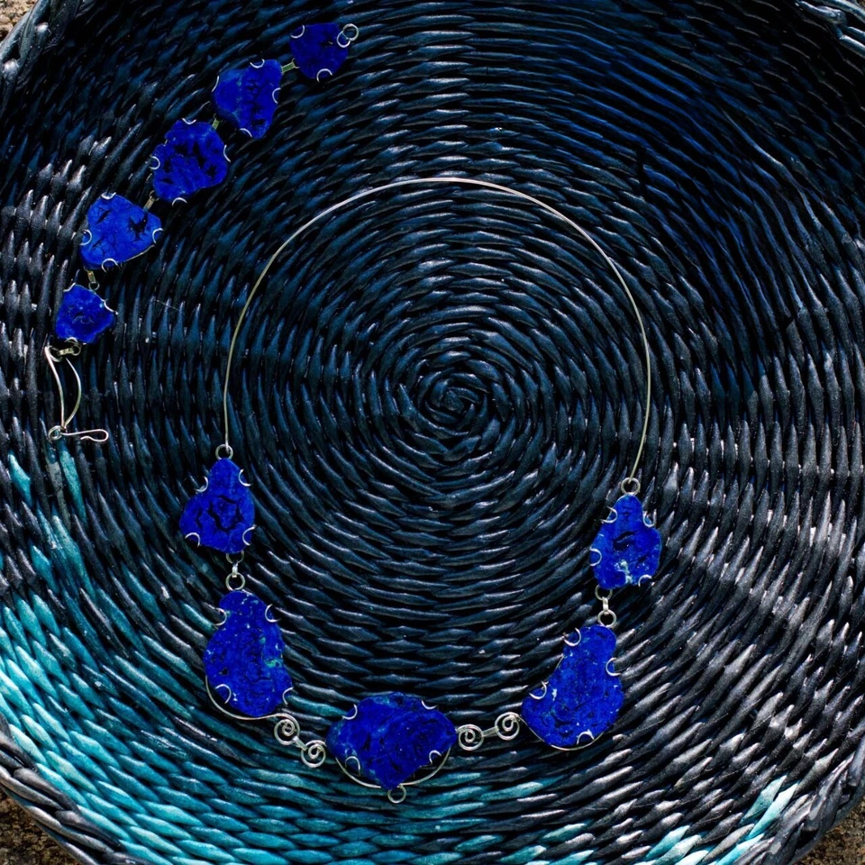 azurita conjunto, collar y pulsera Foto 2 de 4