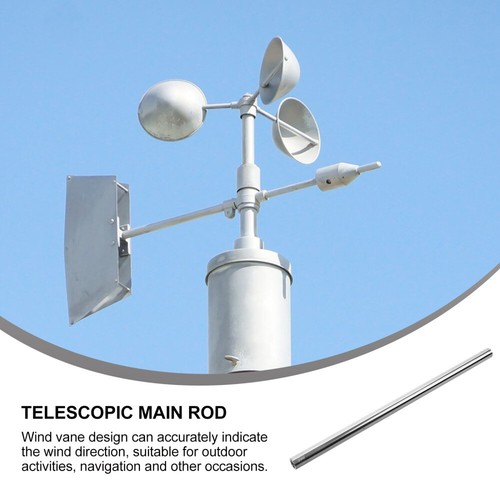 3 PCS Wind Direction Benchmark Stainless Steel Weathervane Parts