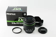[MINT in BOX w/ Hood] SMC PENTAX DA 18-55mm f/3.5-5.6 AL WR AF Lens From JAPAN