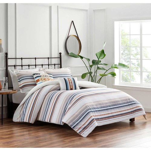 NUEVO Juego de 5 edredones Pendleton 1 edredón 2 fundas de almohada 2 almohadas decorativas - Imagen 26 de 29
