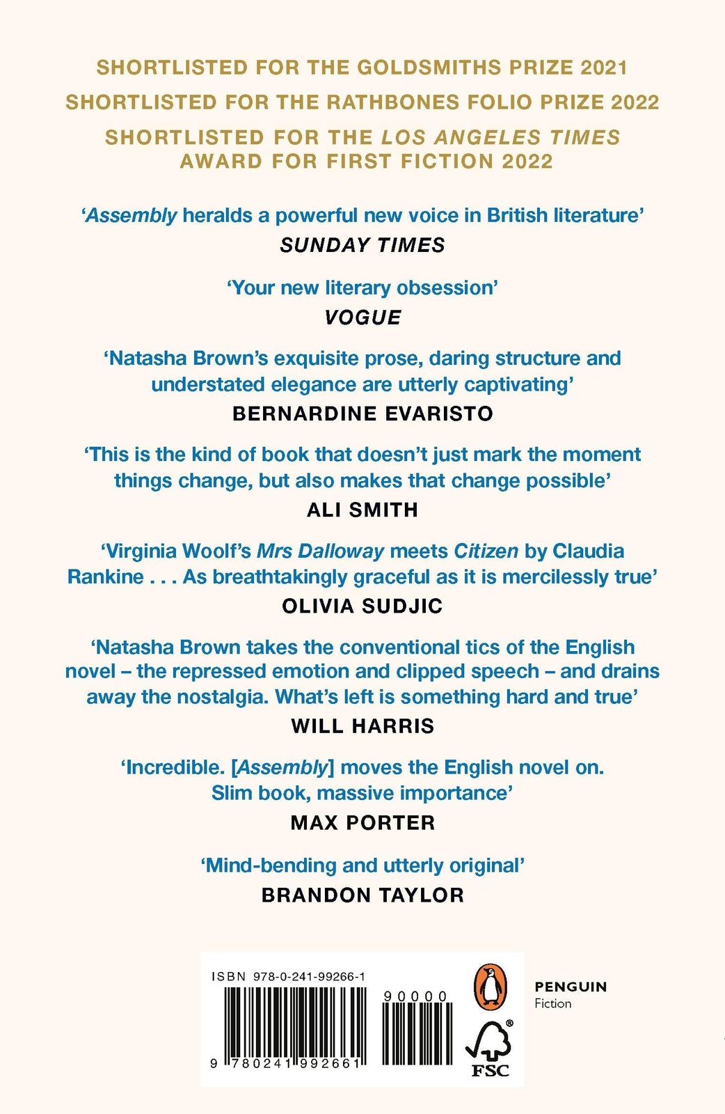 Thumbnail - Assembly | Natasha Brown | Englisch | Taschenbuch | B-format Paperback