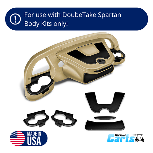 DoubleTake Sand Sentry Golf Cart Dash with Black