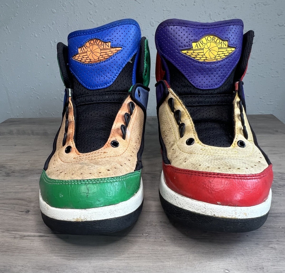 Nike Air Jordan 2 Retro Multi-Color CT6244-600 Orange Red Blue