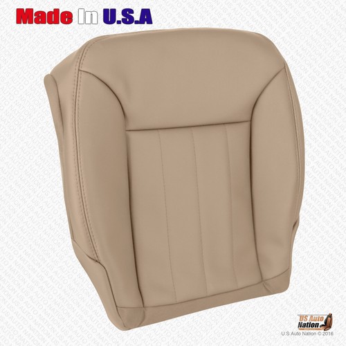 2006 to 2008 Mercedes Benz ML Class Front Driver Bottom Leather Seat Cover Tan - Picture 2 of 9