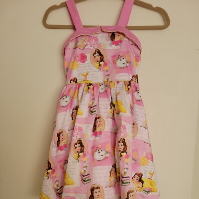 belle cotton dress Disney Store Beauty & Beast Pink Petticoat 7/8 stretchy cotton fabric Relaxed GL-11.13.25 Color:As Picture(Khaki) Legacyintl Unique Vintage Plus Size