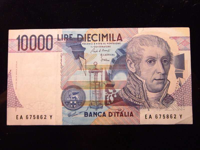 Italy 10000 Lire 1984 P112 3849a8h Banca d'Italia Italia Banknote Money