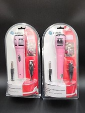 STEREN PINK MICROPHONE S GREAT FOR KIDS KARAOKE MIC-110RO NEW 