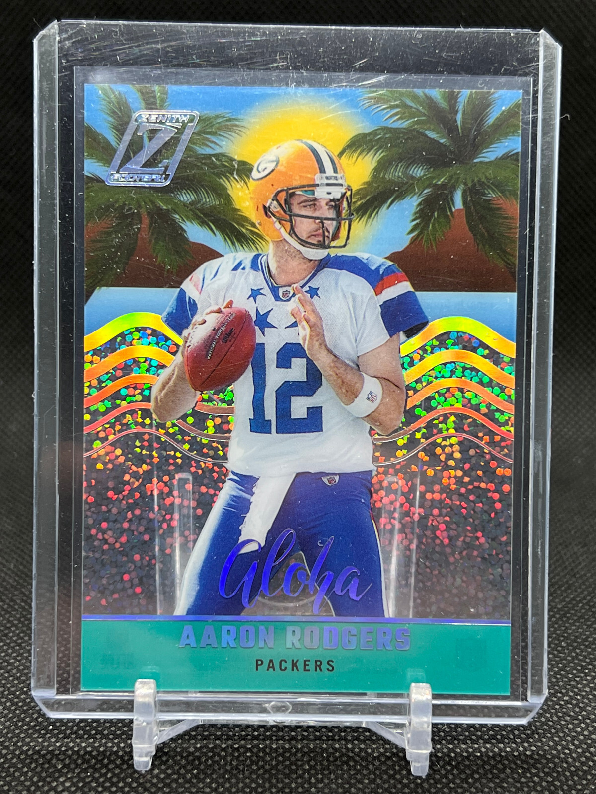 2022 Panini Zenith Aloha SPARKLE ULTRA SSP Aaron Rodgers Green Bay Packers
