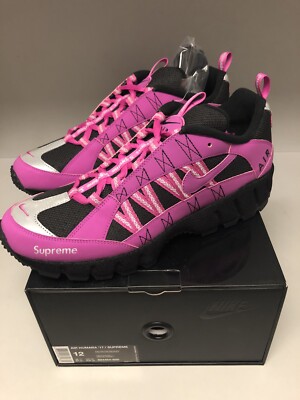 nike supreme fire pink
