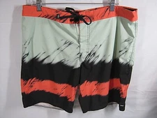 Vans Board Shorts Trunks Mens Swim Beach Surf Casual Colorful Play Sz 36 Wake