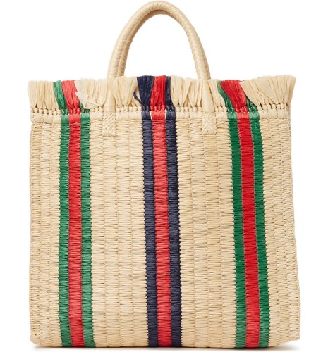 100% AUTHENTIC NEW GUCCI CESTINO RAFFIA WOVEN STRAW TOTE BAG/HANDBAG