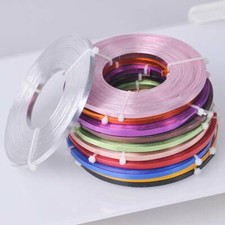 10Meters/Roll 5x1mm Flat Aluminum Wire Jewelry Making DIY Crafts Cord
