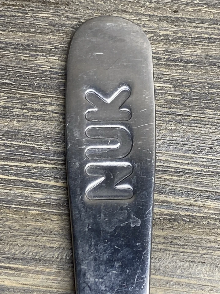 Vintage Nuk Baby Spoon Green Soft Tip Bite Coating - Изображение 3 из 4