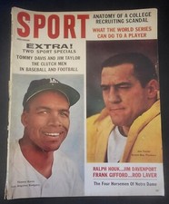 Sport Magazine Nov 1962 Tommy Davis Dodgers Jim Taylor Frank Gifford  B43:1825