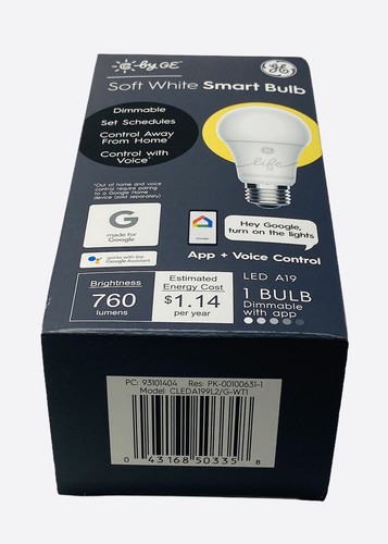 C by GE Soft White Smart Light Bulb LED A19 Google Amazon Alexa New - Picture 4 of 6
