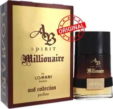 Lomani AB Spirit Millionaire Oud Collection EDP💯ORIGINAL 3.4 FL OZ / 100ml men