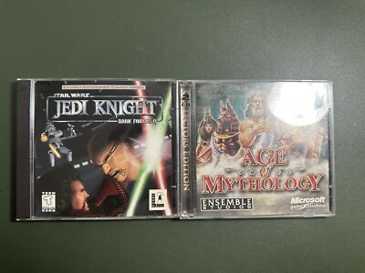 Microsoft Age of Mythology PC & Star Wars Jedi Knight Dark Forces 2 Pc