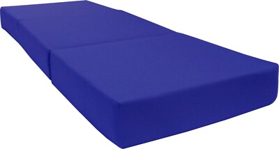 Shikibuton Trifold Foam Beds 1.8 lbs Density, Folding Mattress 6x27x75, Royal 