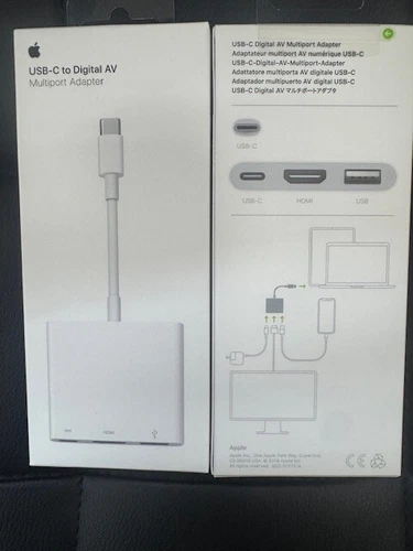 NEW GENUINE Apple USB-C USB C to Digital AV Multiport Adapter MUF82AM/A A2119