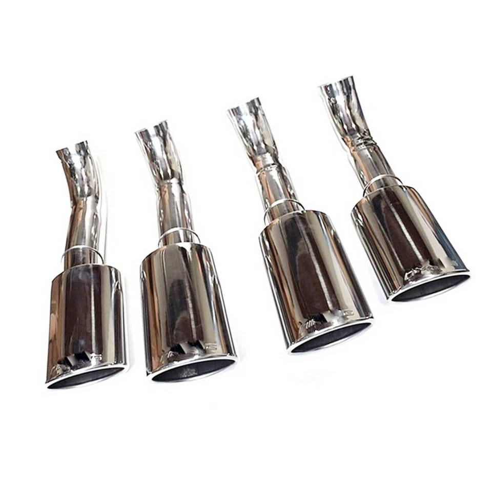 8PCS Exhaust Muffler Pipe Tips For Mercedes Benz 2016-2019 W464 G550 G63 G Class - Imagem 4 de 4