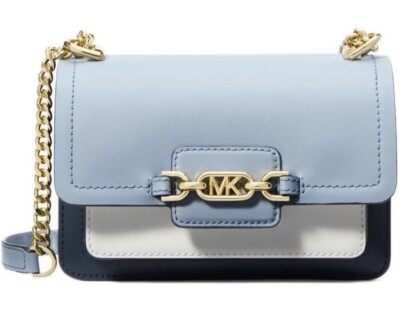 Michael kors Heather Extra-Small Color-Block Leather Crossbody Bag