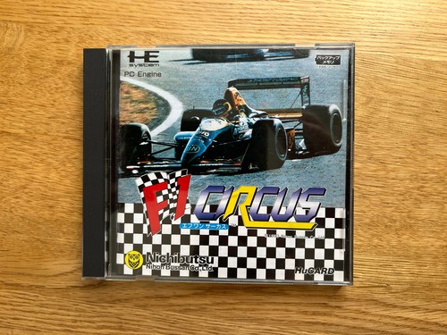 NEC F-1 Circus JPN Reg Card Turbo Duo PC Engine Not TurboGrafx 16 Racing Game! - Picture 2 of 12