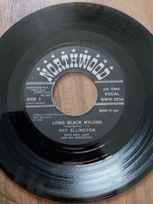 RAY ELLINGTON - LONG BLACK NYLONS 7" ROCKABILLY NW45 003 EX